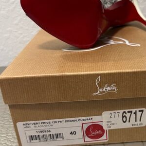 Christian Louboutins New Very Prive 120 Pat Degraloubi